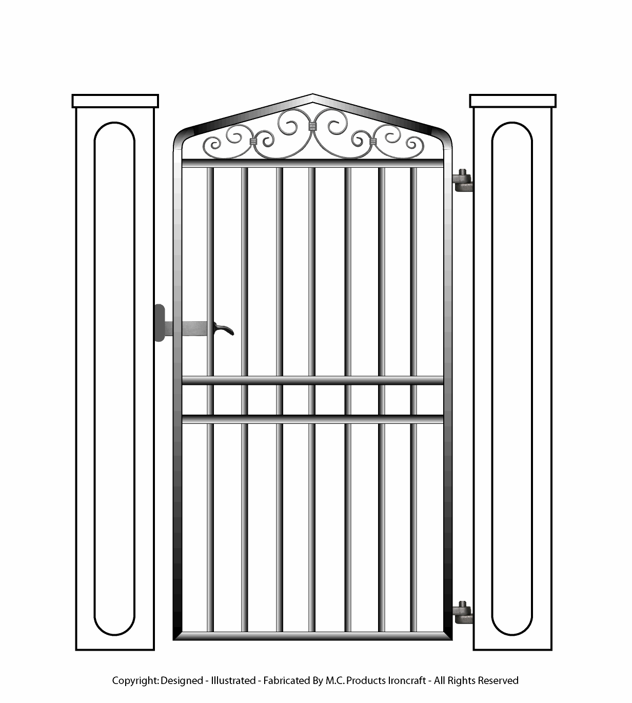 REETH – SE Gate – M.C. Products Iron Craft