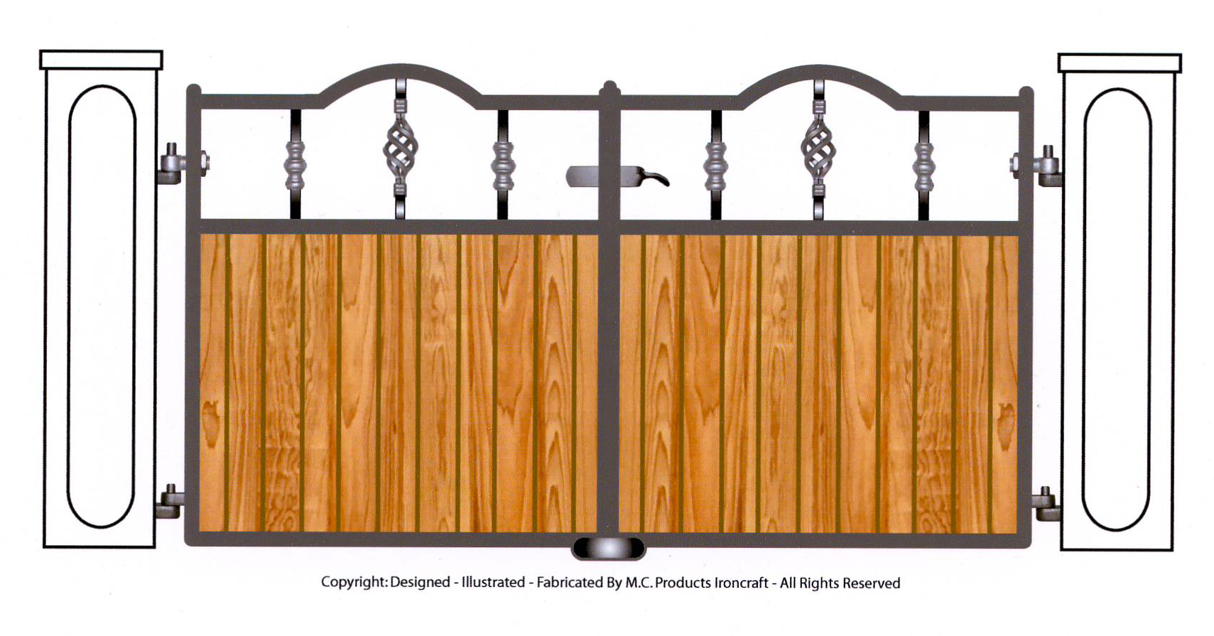 MASHAM – Double Gates – M.C. Products Iron Craft